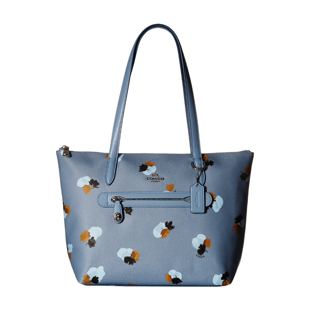 OBO Coach blue floral-print Taylor Tote